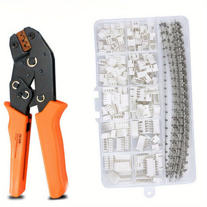 461pcs SN28B Crimping Set, 2.54mm to 6-Way Connectors, Carbon Steel, with Durable Crimping Pliers for Wire Harness & Automotive Wiring Systems