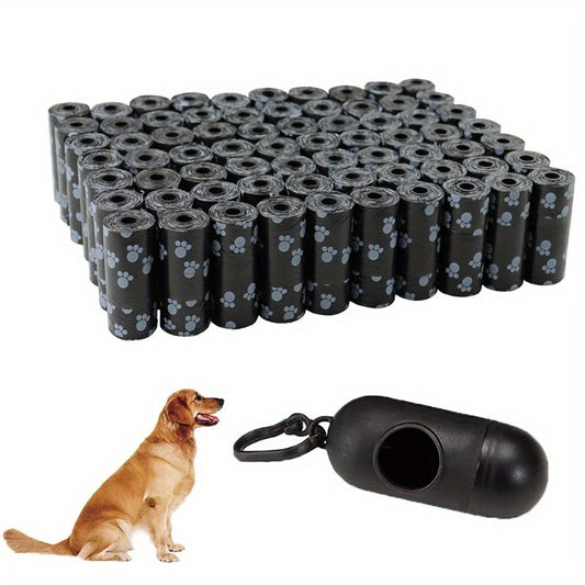 40rolls Dog Poop Bags - Leak-Proof Pet Waste Bags With Dispenser, Unscented Bags With Breakpoint Design For Easy Tear, Outdoor Cleanup, Pet Supplies Accessories