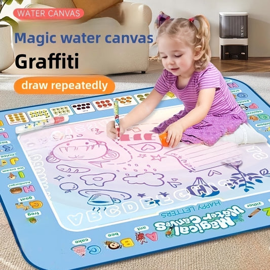 1pc Reusable Magic Water Canvas for Kids - Fun & Easy Drawing Pad, Portable Art Toy for Children, No Mess Watercolor Canvas for Creative Play