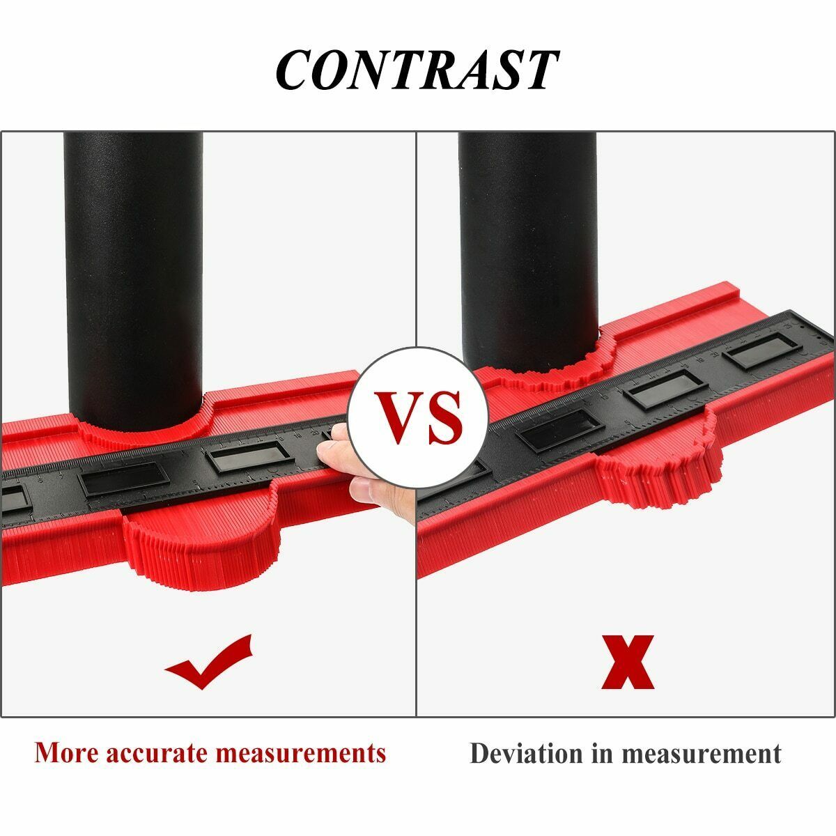 Contour Gauge Saker Duplicator Profile Copy Shape Measuring Tool Contour Gauge Duplicator Profile Copy Shape Measuring Ruler Tool