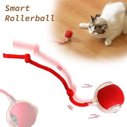 Interactive Cat Toy Ball Super Drive Cat Rolling Balls With Bird Chirping Motion Activated Sensor Pet Kitten Teaser Game Toys