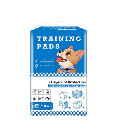 100pcs Dog and Puppy Pee Pads Disposable Training Pads for dogs with 5-Layer Leak-Proof Design and Quick-Dry Surface for Potty Training