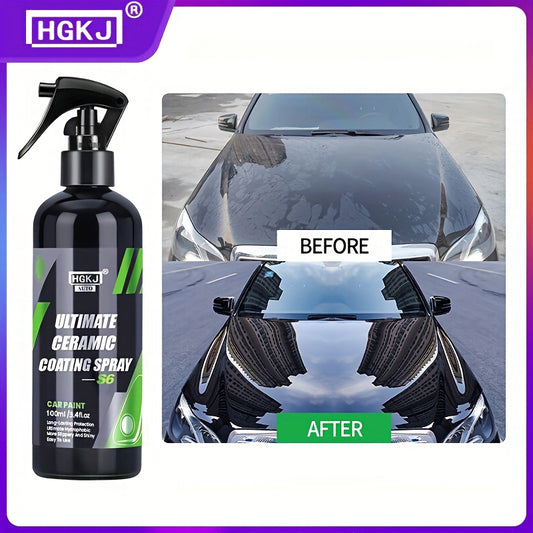 Car Paint Coating  Spray, Car ProtectionCoating Spray, Multi-functional Coating Renewal Agent, Ceramic Car Coating Agent Spray, Fast-Acting Coating Spray